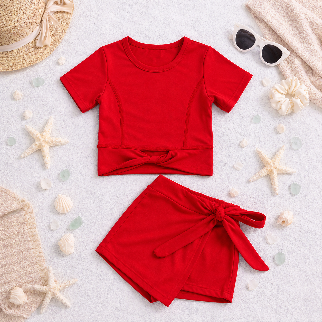 ❤️ Liberty Red - Red, White & Twirl Collection
