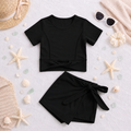 Midnight Black Twirl Set